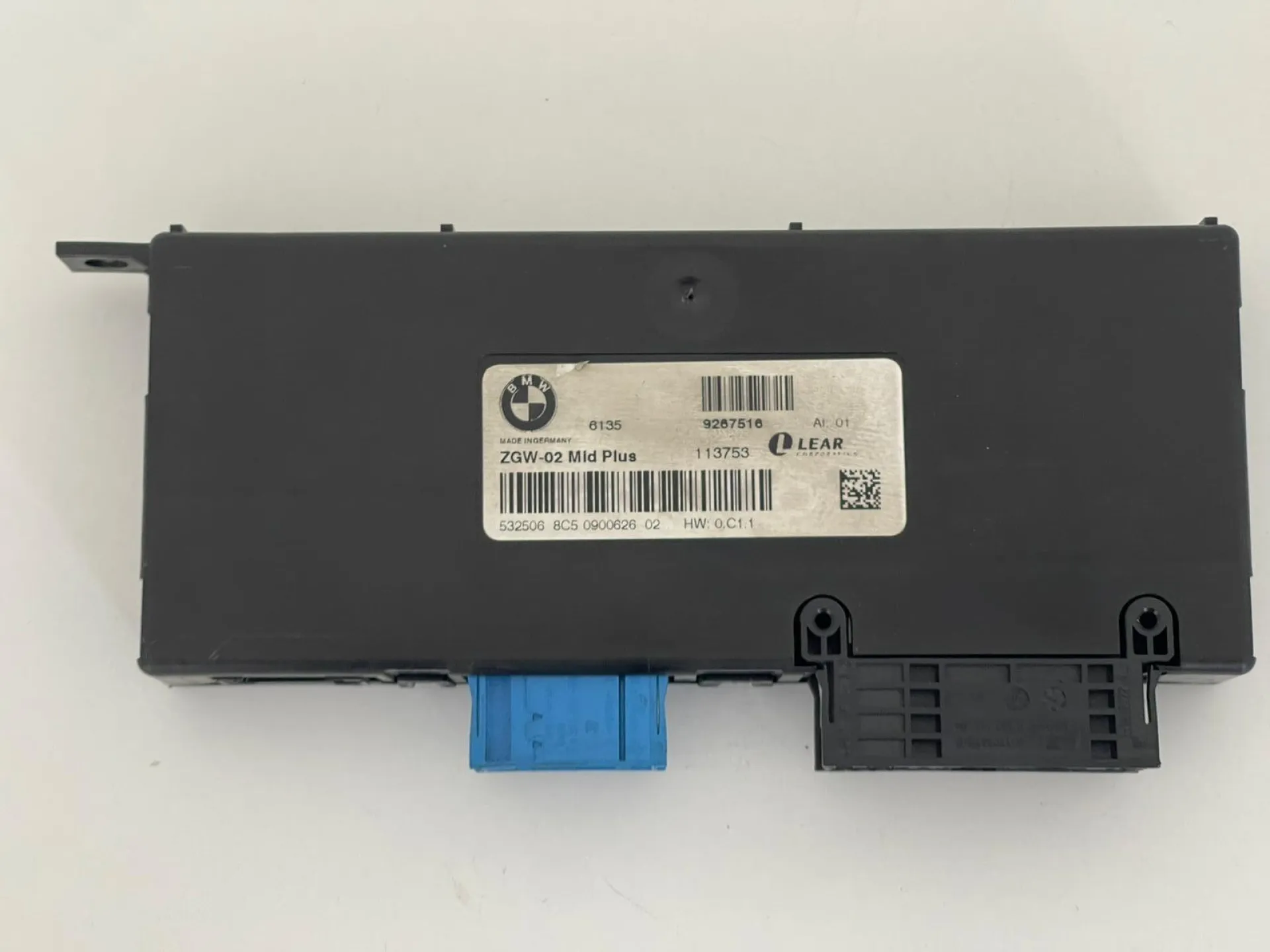 CENTRALINA GATEWAY con codice 6135 9267516 da BMW Serie 5 Gran Turismo (F07) con codice motore N57D30A/N57D30A Diesel 3000 (09>18)