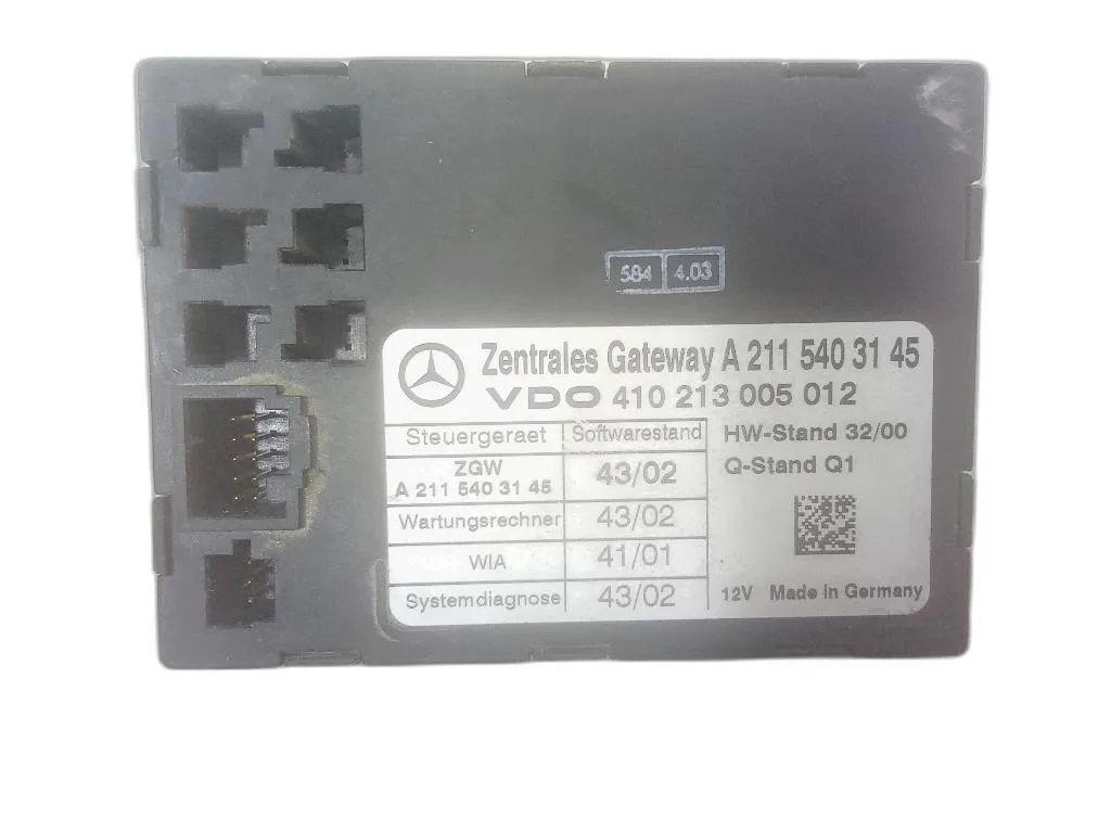 CENTRALINA GATEWAY con codice A2115403145 da MERCEDES Classe E Berlina W211 diesel 1 (02>07)