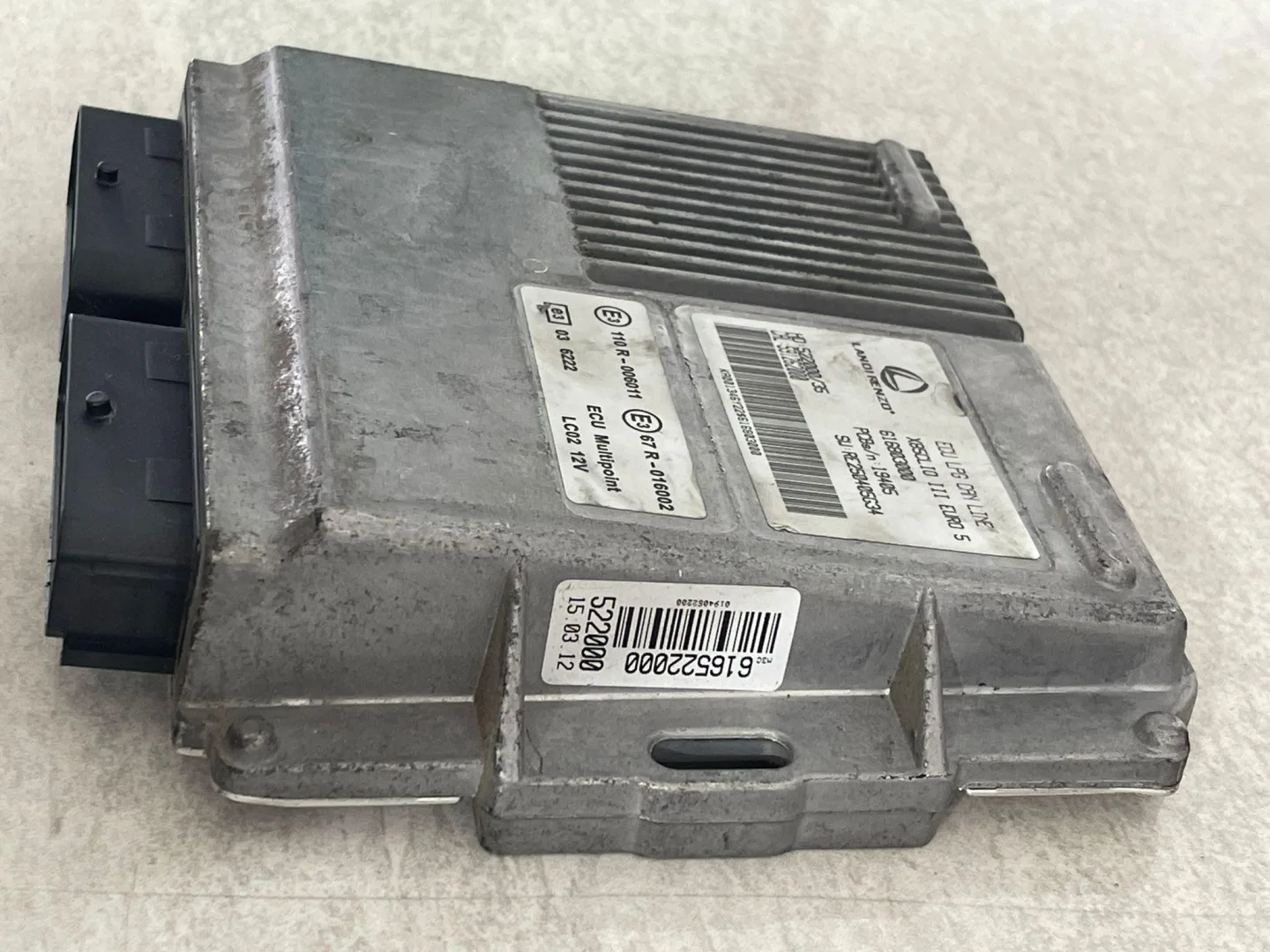 CENTRALINA GPL con codice 591262000 da RENAULT Clio Serie con codice motore D4FP744 Benzina 1200