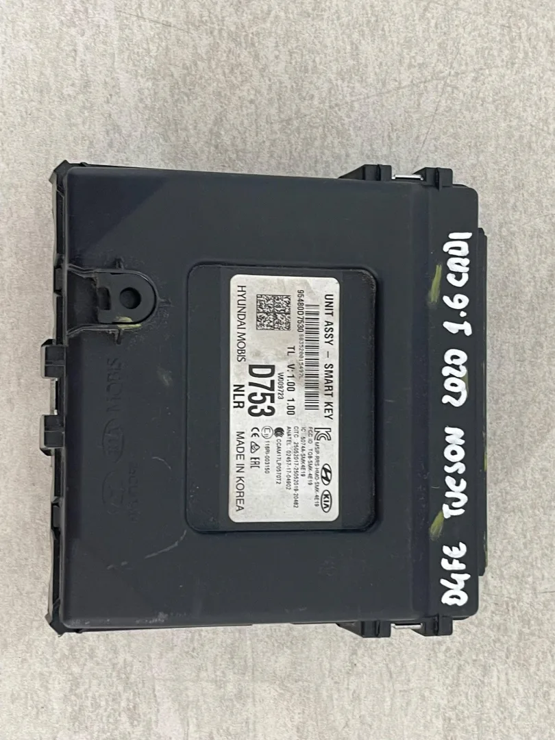 CENTRALINA KEYLESS con codice 95480D7530 da HYUNDAI Tucson serie con codice motore D4FE Diesel 1600
