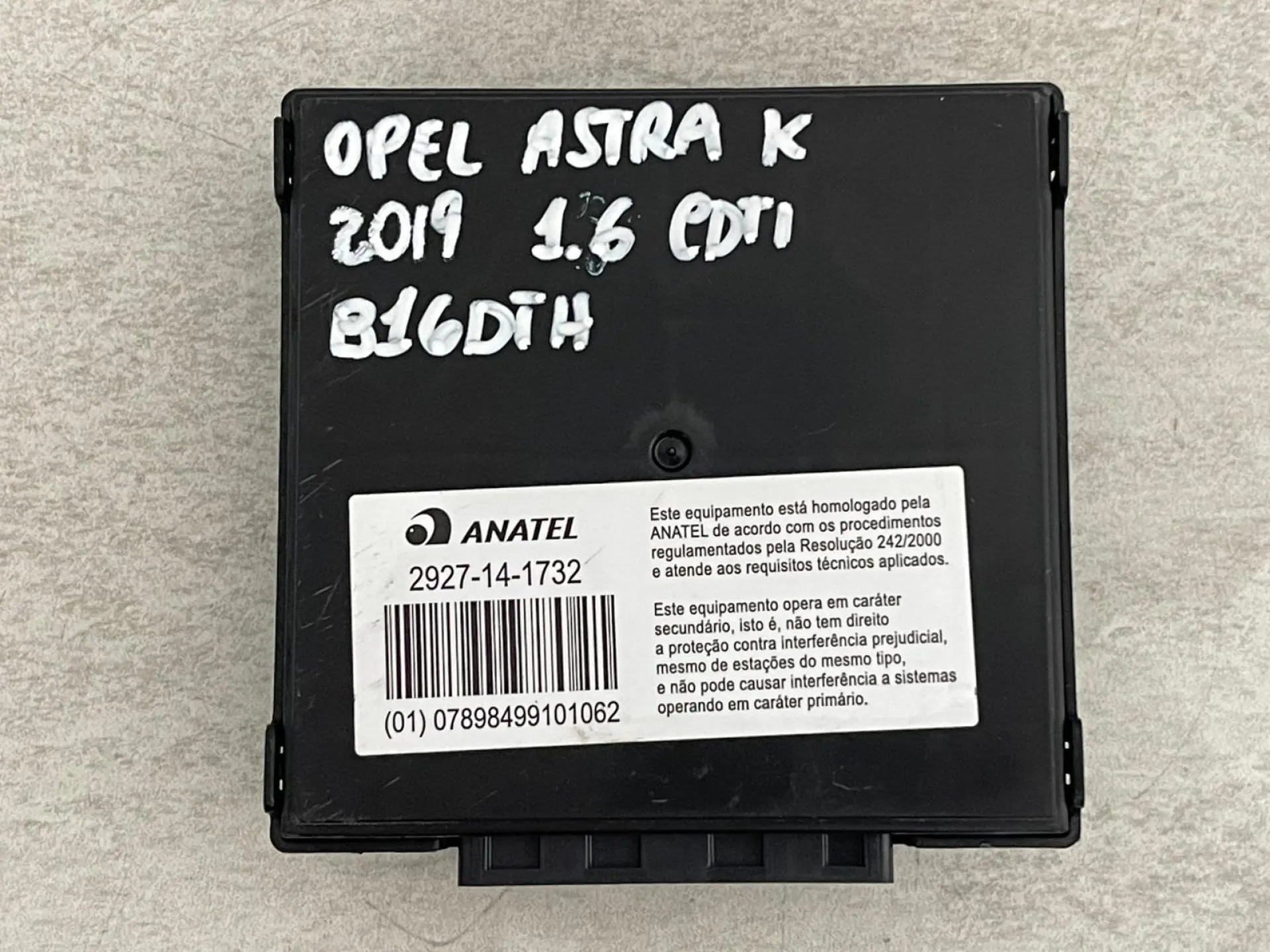 CENTRALINA KEYLESS con codice 2927-14-1732 da OPEL Astra K Sports Tourer Diesel 1600 (15>22)