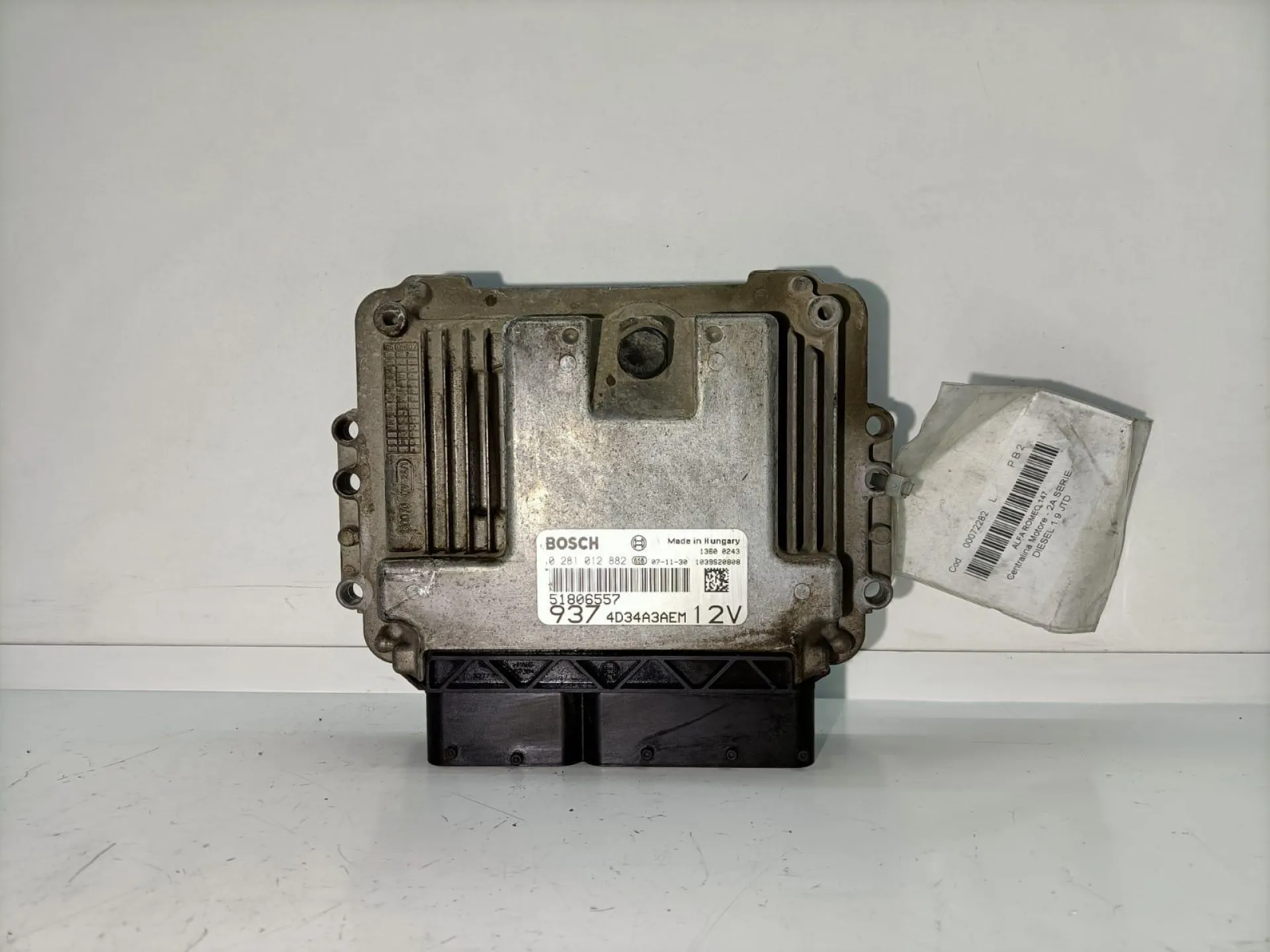 CENTRALINA MOTORE ALFA ROMEO 147 Serie (937) (00>05<) Diesel 1900 (00>05)