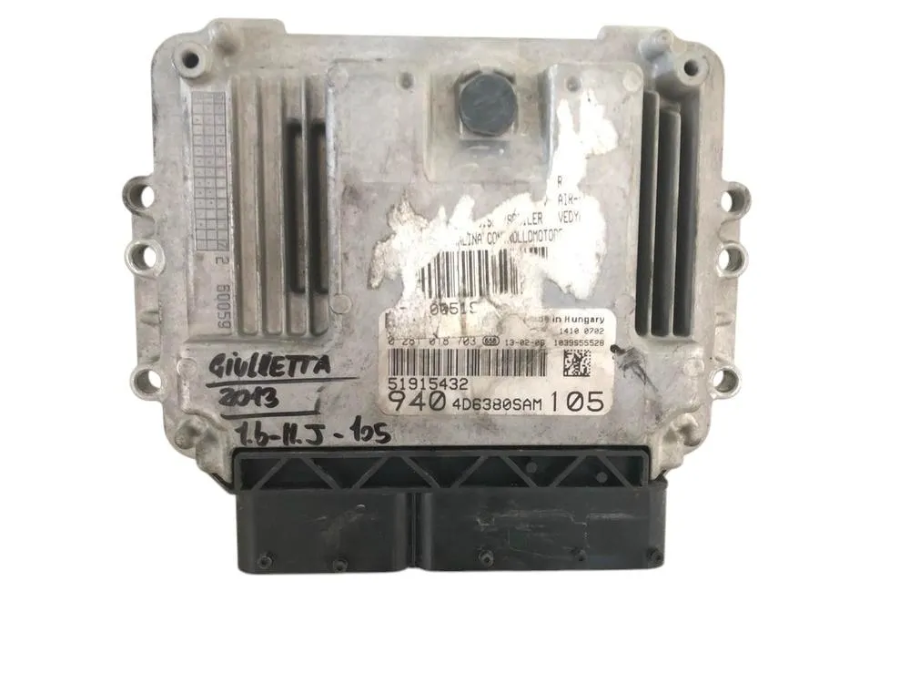 CENTRALINA MOTORE ALFA ROMEO Giulietta Serie (940_) 51915432 / 0281018703 552 80 444, 940 C1.000, 940 C5.000 Diesel 1600 (13>)