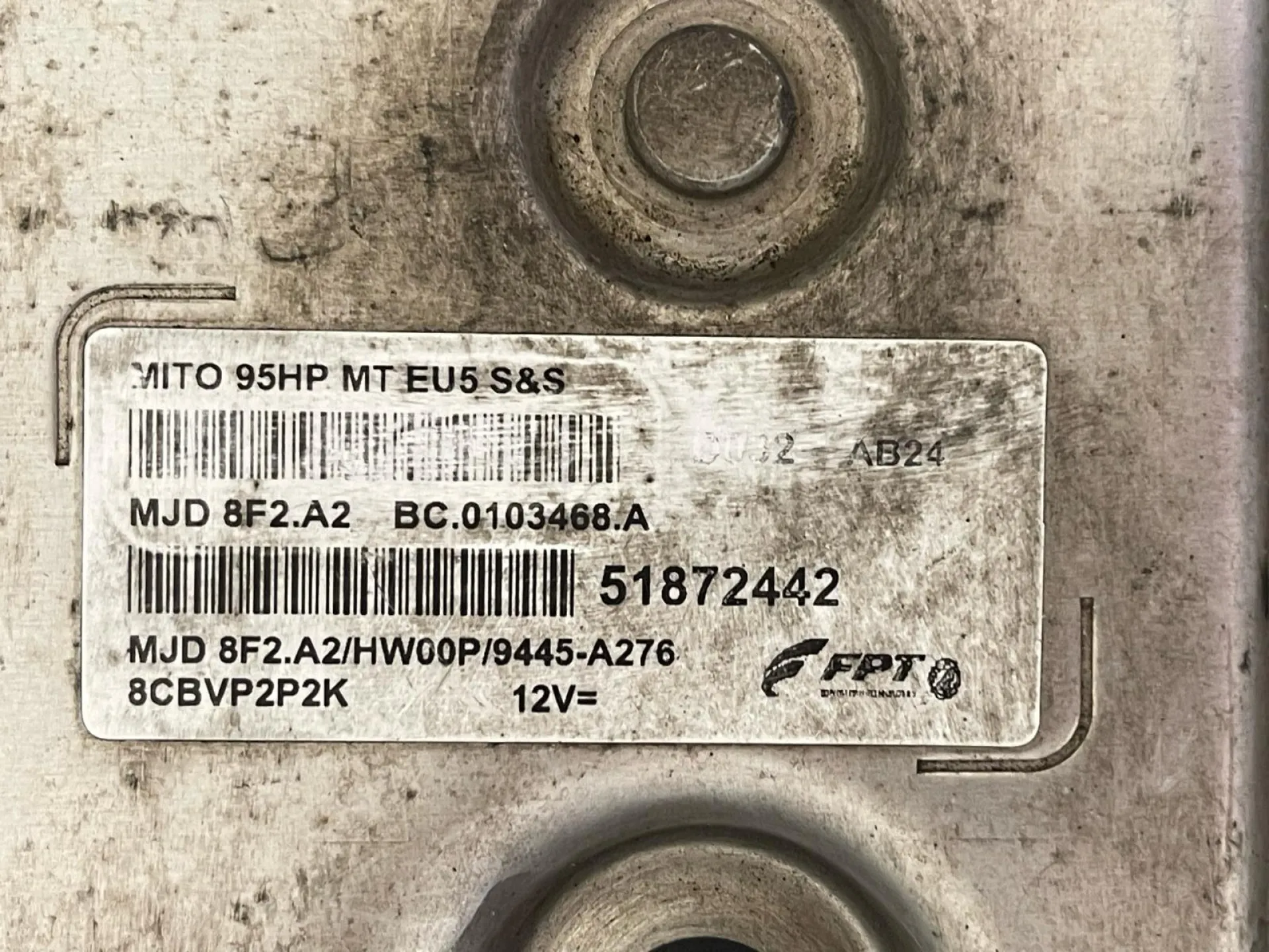 CENTRALINA MOTORE con codice 51872442 da ALFA ROMEO Mito Serie (955_) con codice motore 199B1000/199B1000 Diesel 1300 (08>)