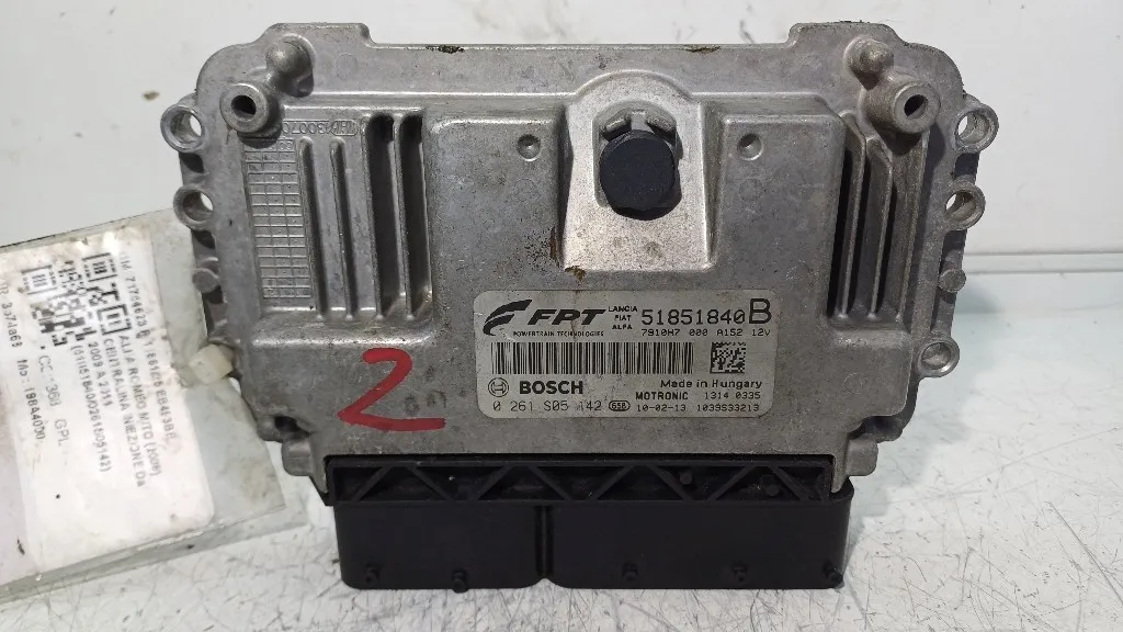 CENTRALINA MOTORE ALFA ROMEO Mito Serie (955_) 51851840/0261S05142 198A4000 bifuel/gas 1368 (08>)