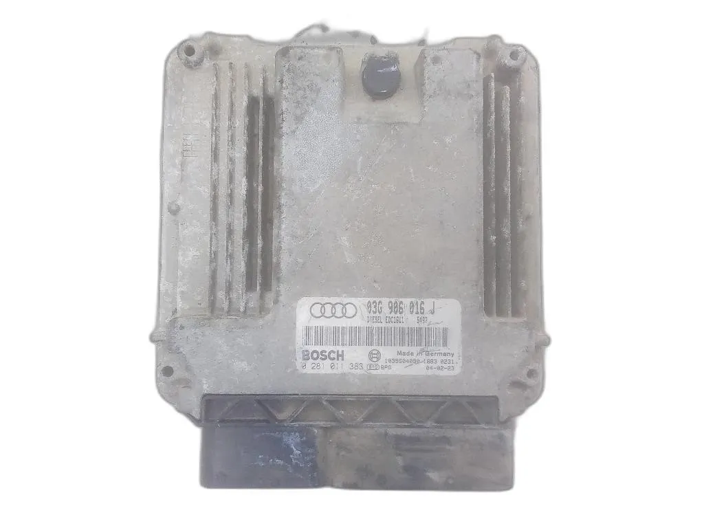 CENTRALINA MOTORE con codice 0281011383 03G906016J da AUDI A3 Serie (8P1) 1.9 TDI Diesel 1900 (05>08)