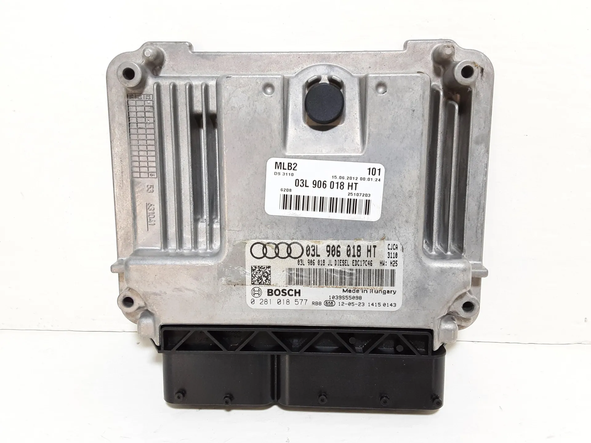 CENTRALINA MOTORE con codice 03L906018HT da AUDI A4 Avant (8K5) CAGA, con codice motore CJC/CAGA, CJCA, CMEA, CMFAA, CMEA, CMFA Diesel 2000 (08>15)