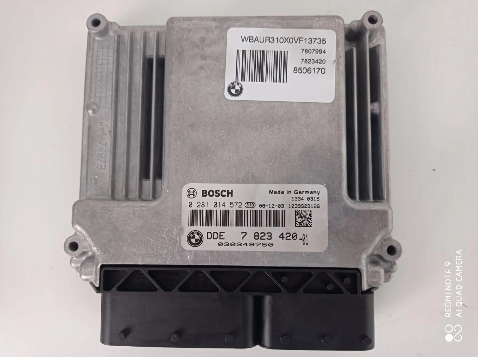 CENTRALINA MOTORE con codice 0281014572 da BMW Serie 1 Serie (E87) Diesel 2000 (07>)
