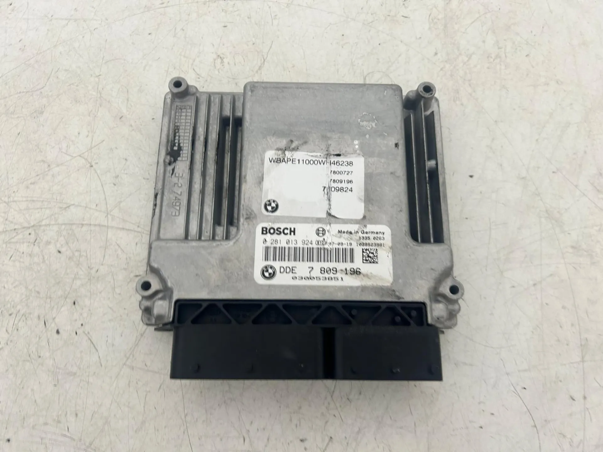 CENTRALINA MOTORE con codice 0281013924 da BMW Serie 3 E90 Berlina 2° Serie Diesel 2000 (08>)
