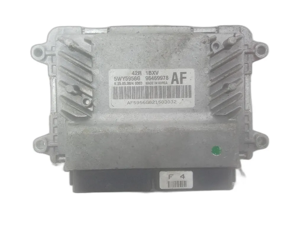 CENTRALINA MOTORE CHEVROLET Aveo 1° Serie 96469978 5WY5956G B12D1 bifuel/gas 1206 (06>11)
