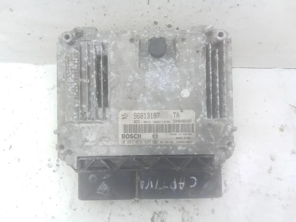CENTRALINA MOTORE con codice 0281012695 96813187 da CHEVROLET Captiva 1° Serie Z20S Diesel 1991 (06>)