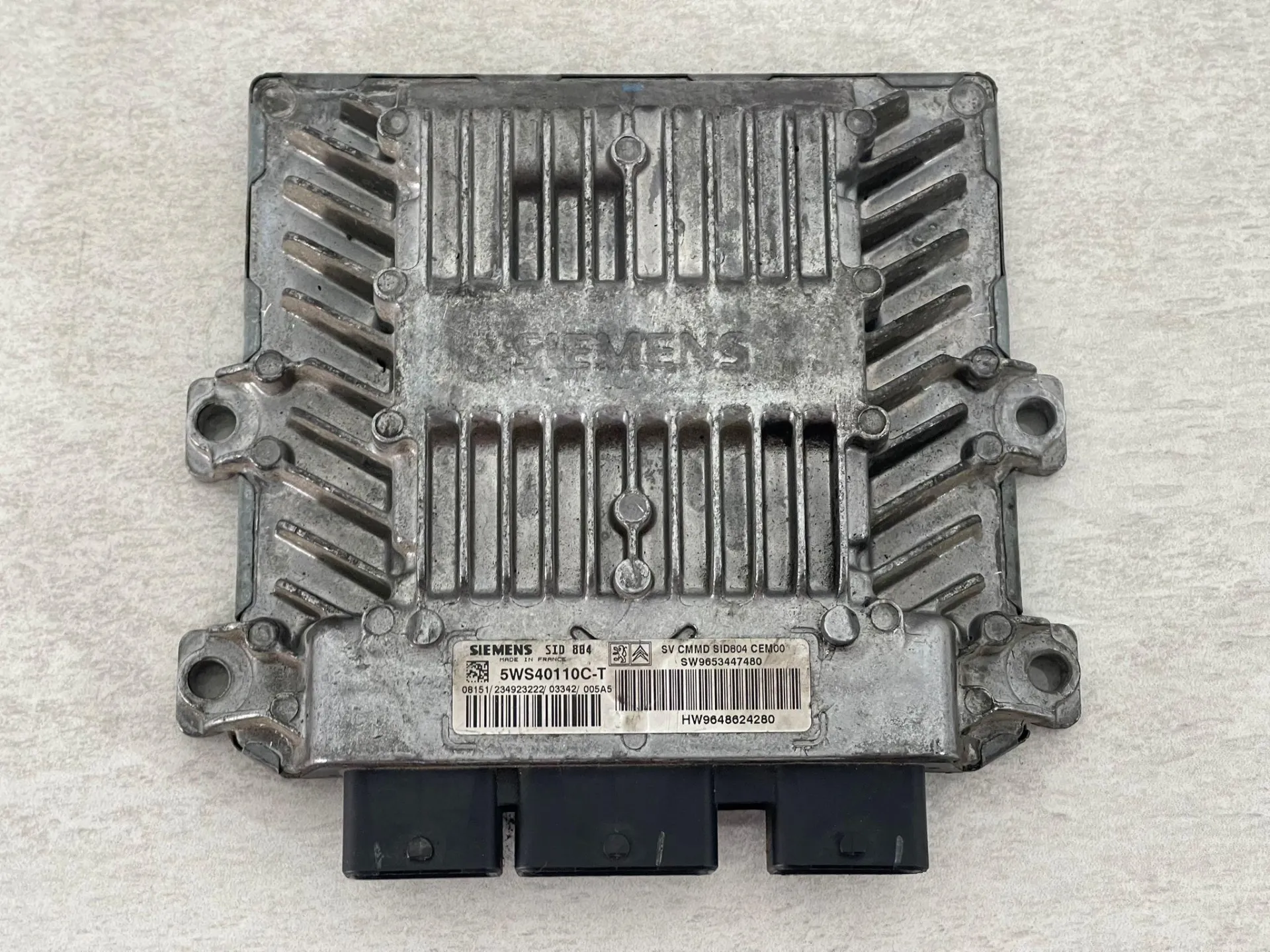 CENTRALINA MOTORE con codice 5WS40110C-T da CITROEN C3 1° Serie con codice motore 8HX Diesel 1400 (02>05)