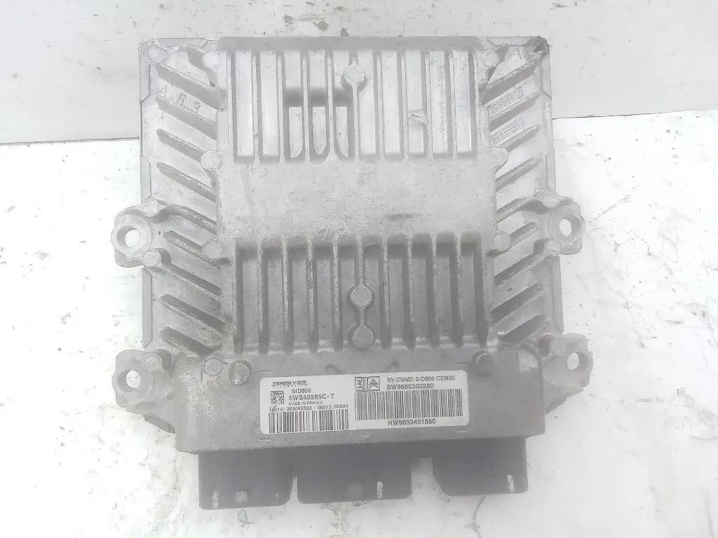 CENTRALINA MOTORE con codice 9660300280 5WS40285C-T da CITROEN C3 2° Serie 8HZ diesel 1398 (05>10)