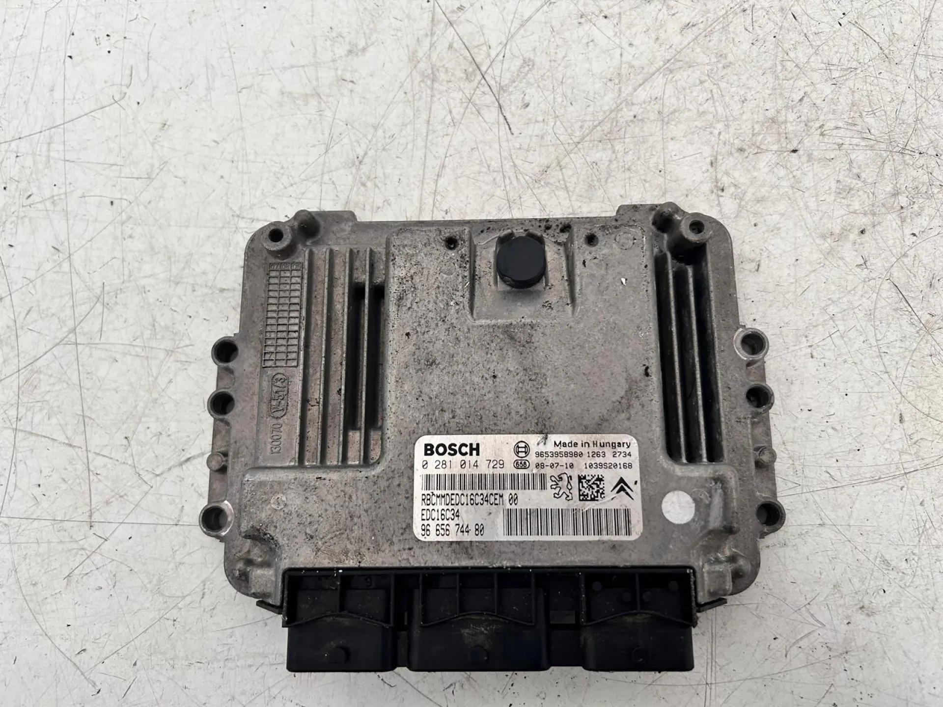 CENTRALINA MOTORE con codice 0281014729 da CITROEN C4 Picasso Mk1 Diesel 1600 (06>13)