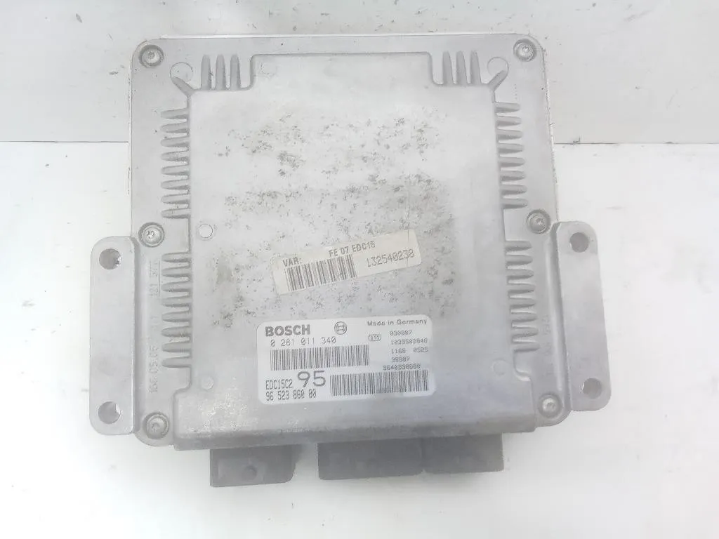 CENTRALINA MOTORE con codice 0281011340 9652386080 da CITROEN C5 Berlina 1° Serie RHZ Diesel 1997 (00>04)