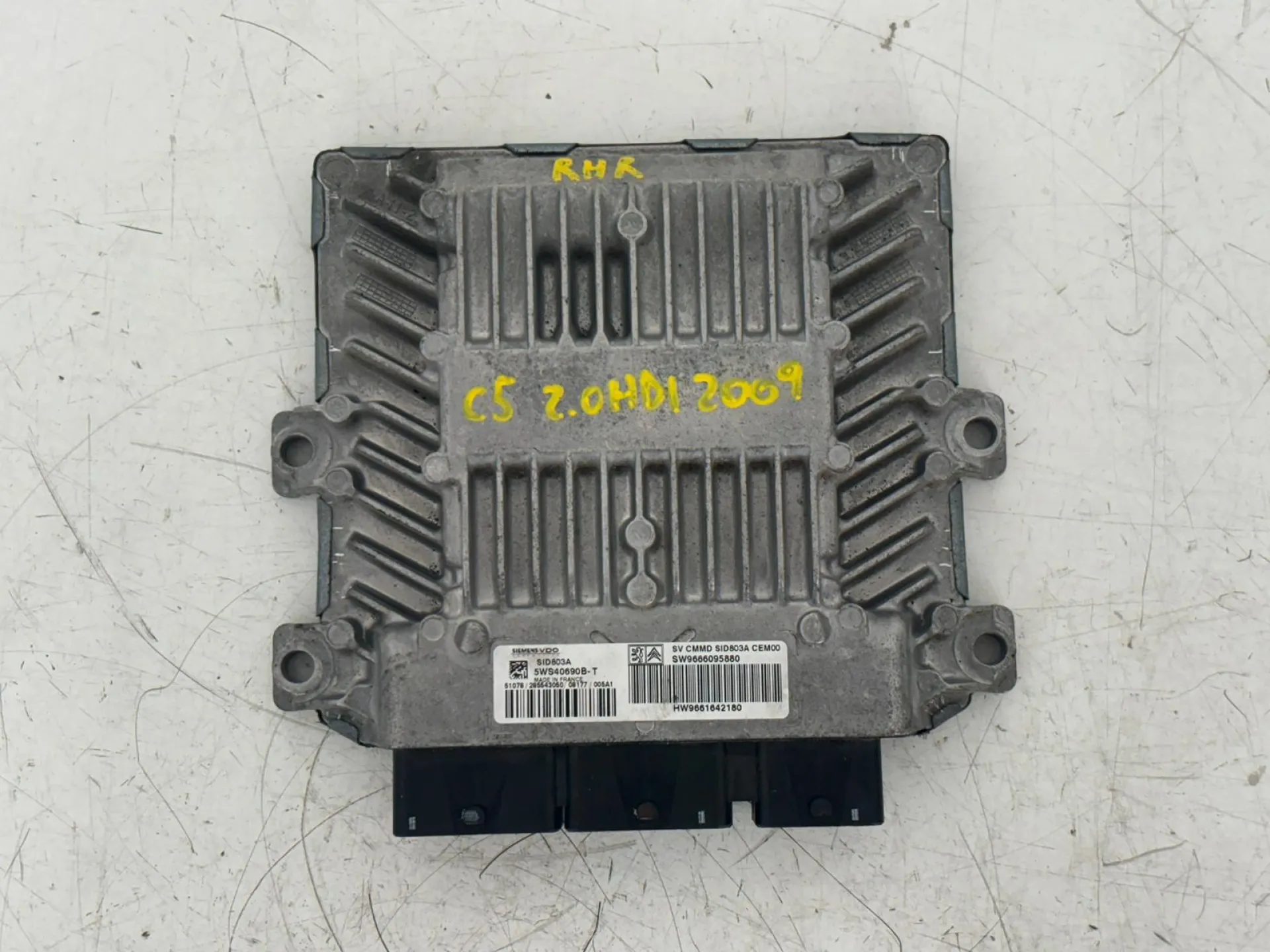CENTRALINA MOTORE con codice 5WS40690B-T da CITROEN C5 Berlina 3° Serie Diesel 2000 (08>)