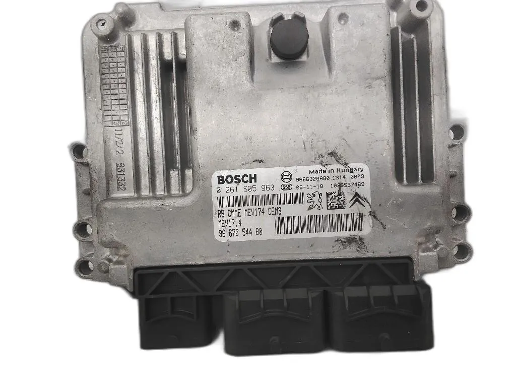 CENTRALINA MOTORE con codice 0261s05963 9667054480 da CITROEN DS3 Serie EP6C benzina 1598 (09>)