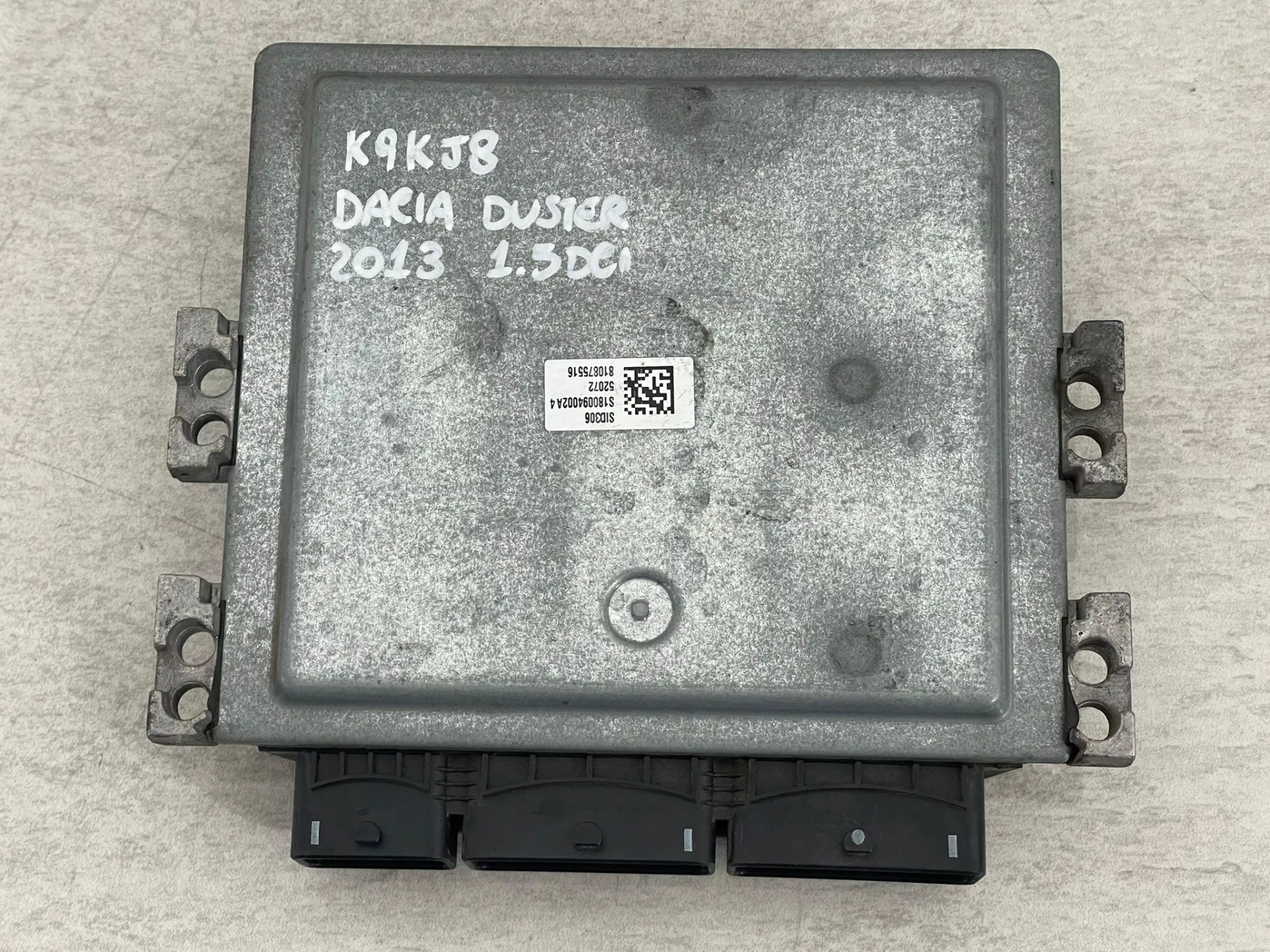 CENTRALINA MOTORE con codice 237101496R da 237104643R DACIA Duster 1° Serie con codice motore K9K J8 Diesel 1500