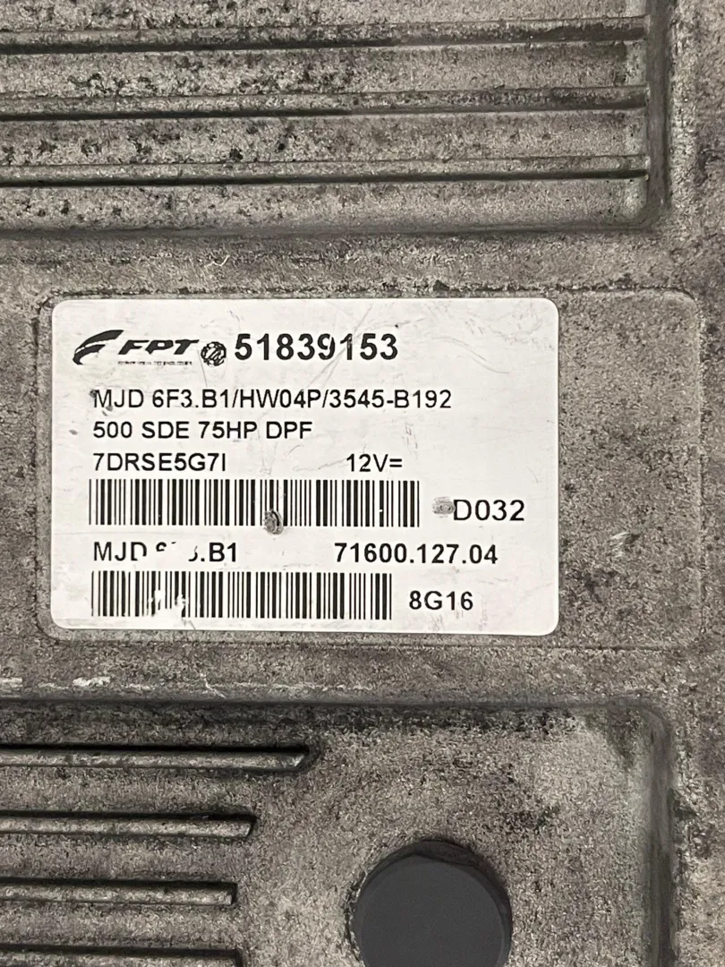 CENTRALINA MOTORE con codice 51839153 da FIAT 500 Serie con codice motore 199B1000/199B1000 Diesel 1300 (07>14)