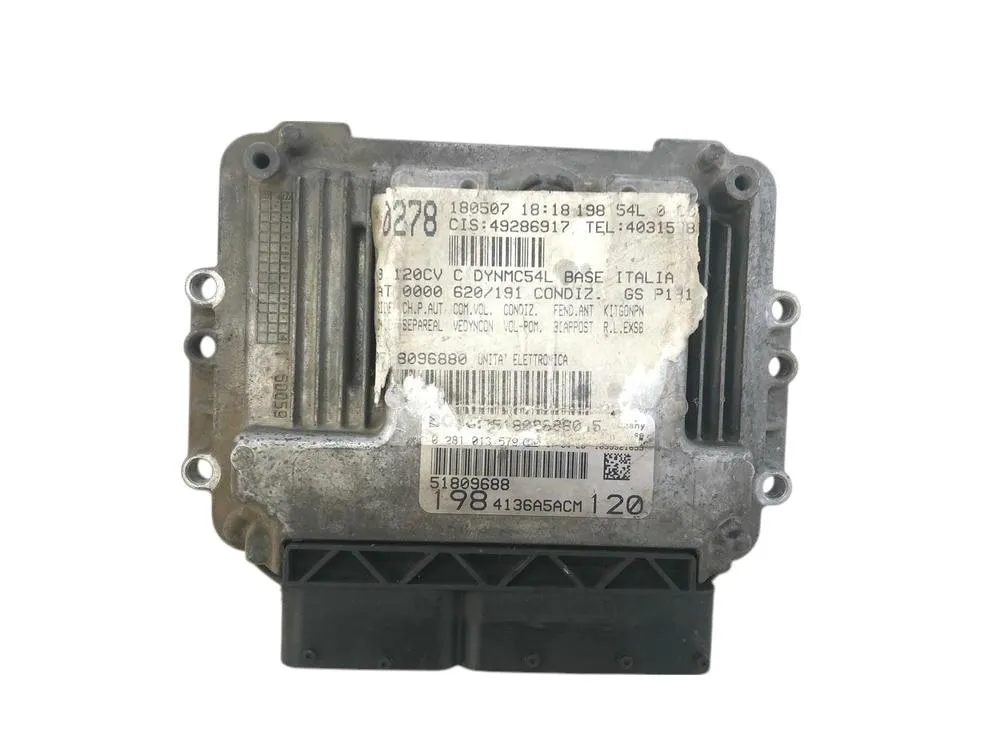 CENTRALINA MOTORE FIAT Bravo 2° Serie 51809688-0281013579 192 A8.000 Diesel 1900 (07>10)