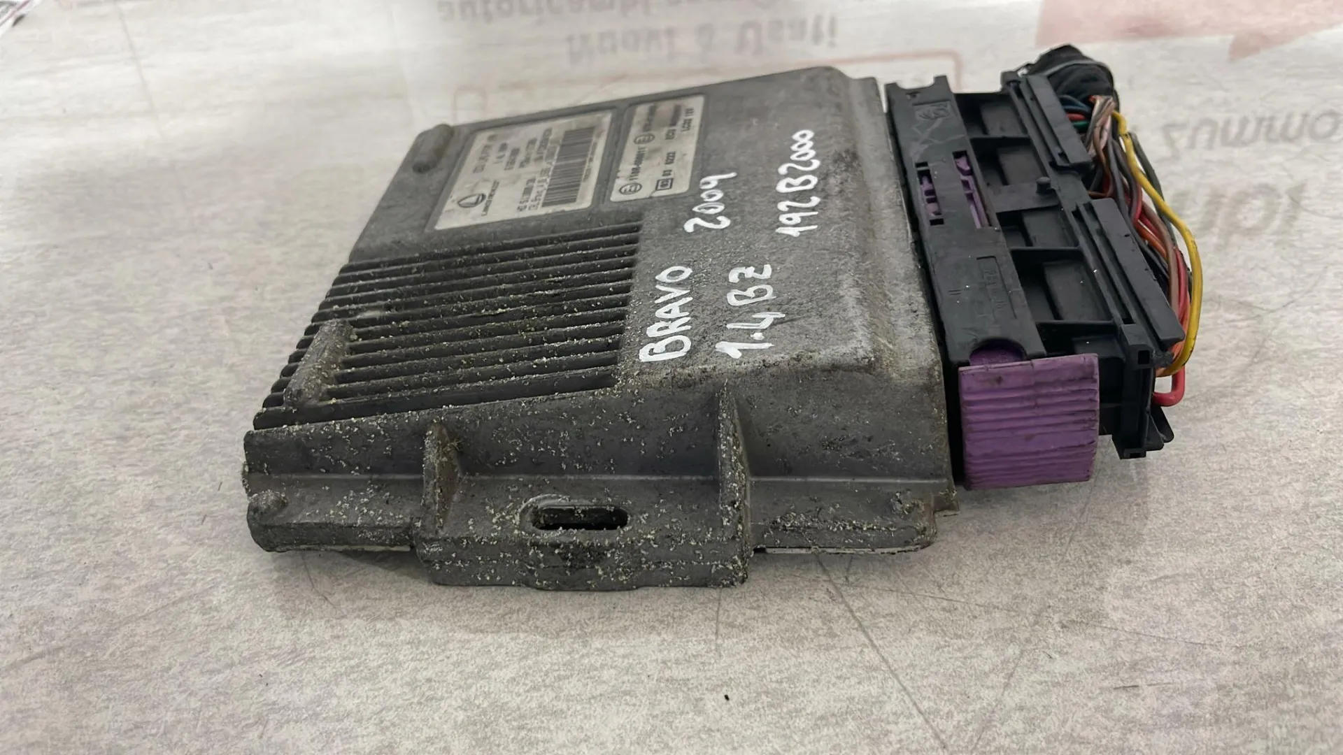 CENTRALINA MOTORE con codice 616643000 da 51814663 FIAT Bravo 2° Serie con codice motore 192B2000 Diesel 1400