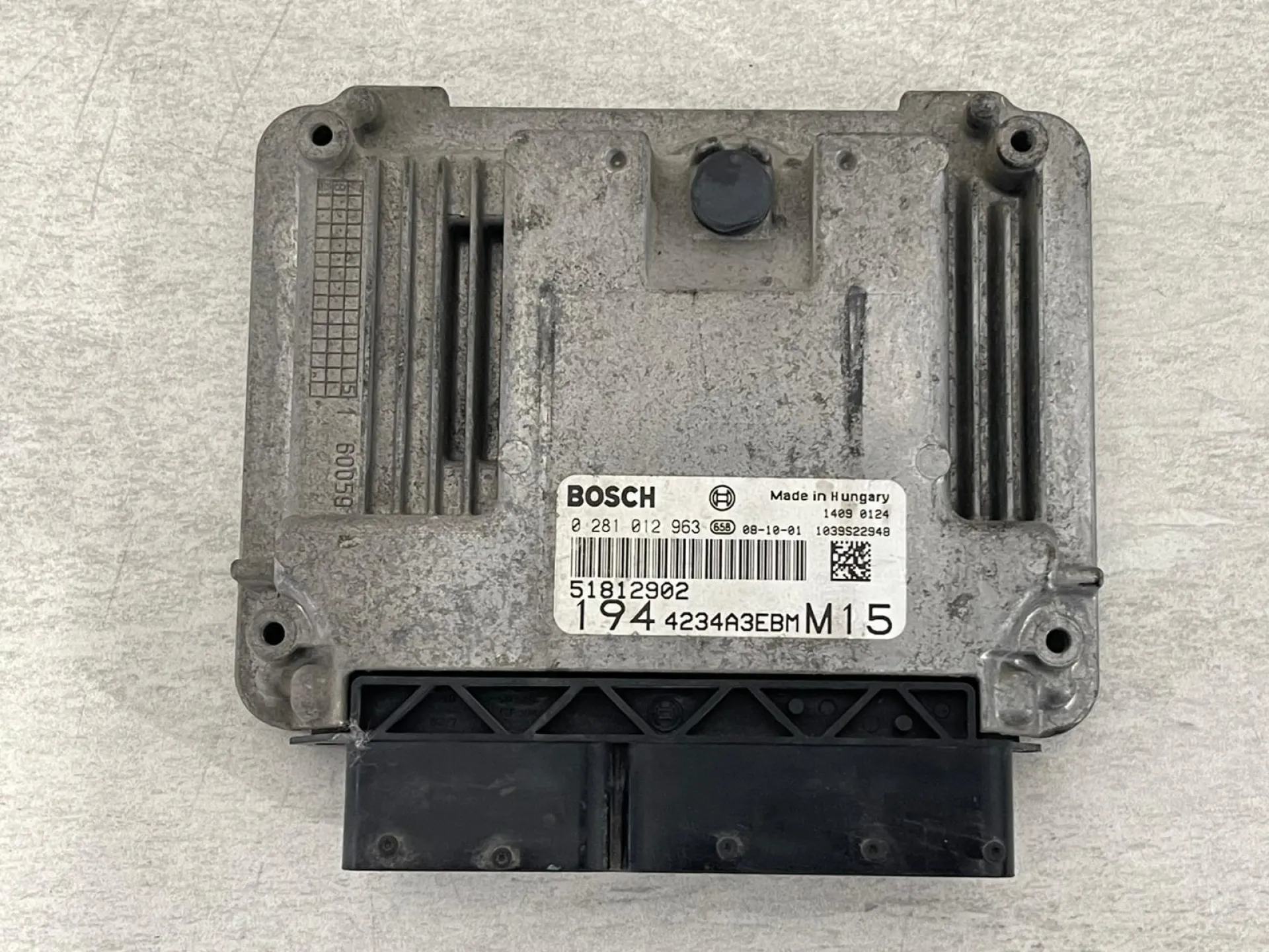 CENTRALINA MOTORE con codice 51812902 da 51854282 FIAT Croma 3° Serie con codice motore 939A2000 Diesel 1900