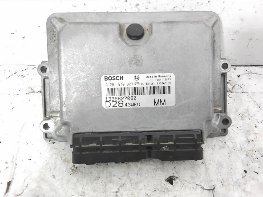 CENTRALINA MOTORE con codice 0281010929 1336827080 da FIAT Ducato 4° Serie 814043S Diesel 2799 (02>06)