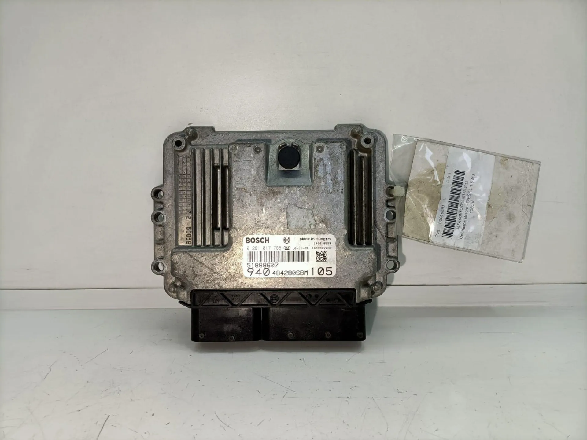 CENTRALINA MOTORE FIAT Grande Punto 2° Serie Diesel 1300 (08>10)