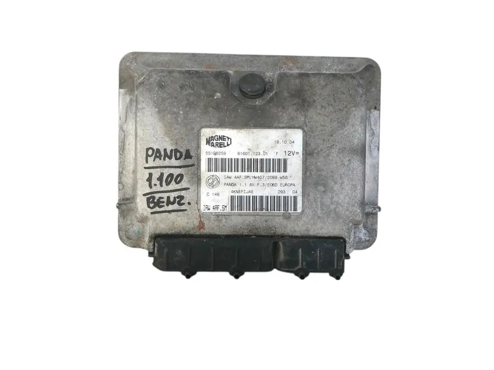 CENTRALINA MOTORE FIAT Panda 2° Serie IAW4AFSM-HW407-20B8W55 / 55196259 187 A1.000 Benzina 1100 (03>10)
