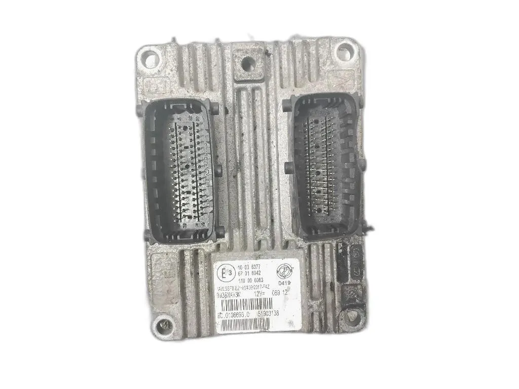 CENTRALINA MOTORE con codice 51903138 IAW5SF8.E2 da FIAT Panda 2° Serie 1.2 B benzina 1 (03>10)