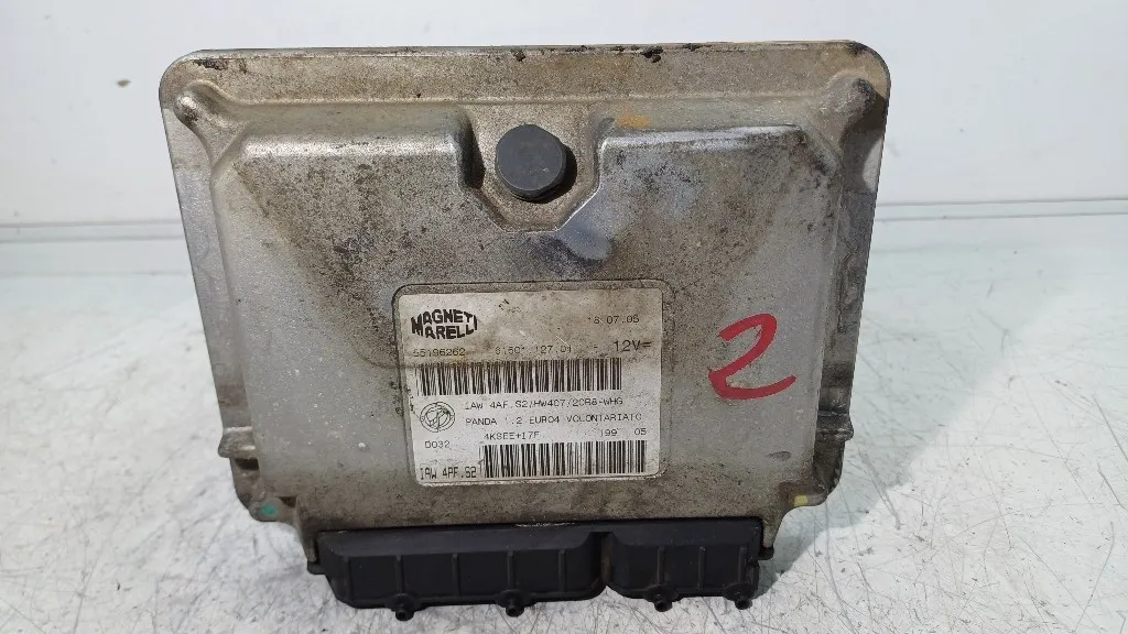 CENTRALINA MOTORE FIAT Panda 2° Serie 55196262/IAW4AF.S2/HW407 188A4000 benzina 1242 (03>10)