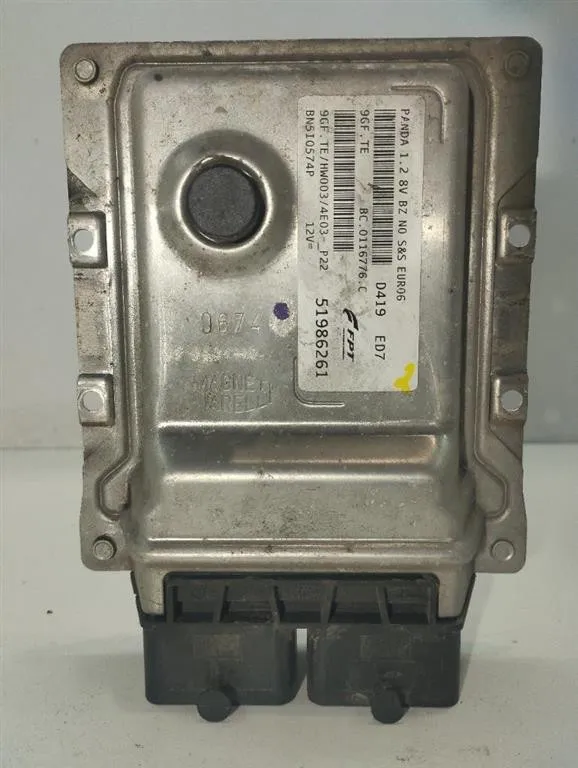 CENTRALINA MOTORE FIAT Panda 3° Serie 51961639 169A4000 benzina 1242 (12>)
