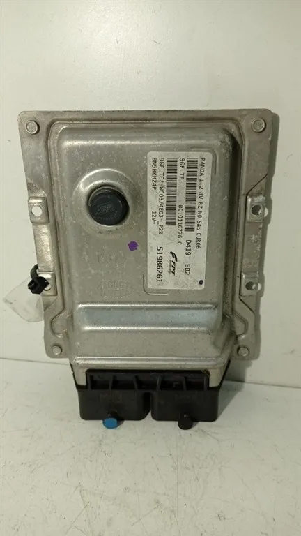 CENTRALINA MOTORE FIAT Panda 3° Serie 51961639 169A4000 benzina 1242 (12>)