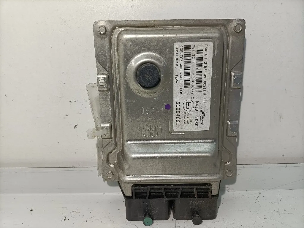 CENTRALINA MOTORE FIAT Panda 3° Serie 51961639 169A4000 benzina 1242 (12>)