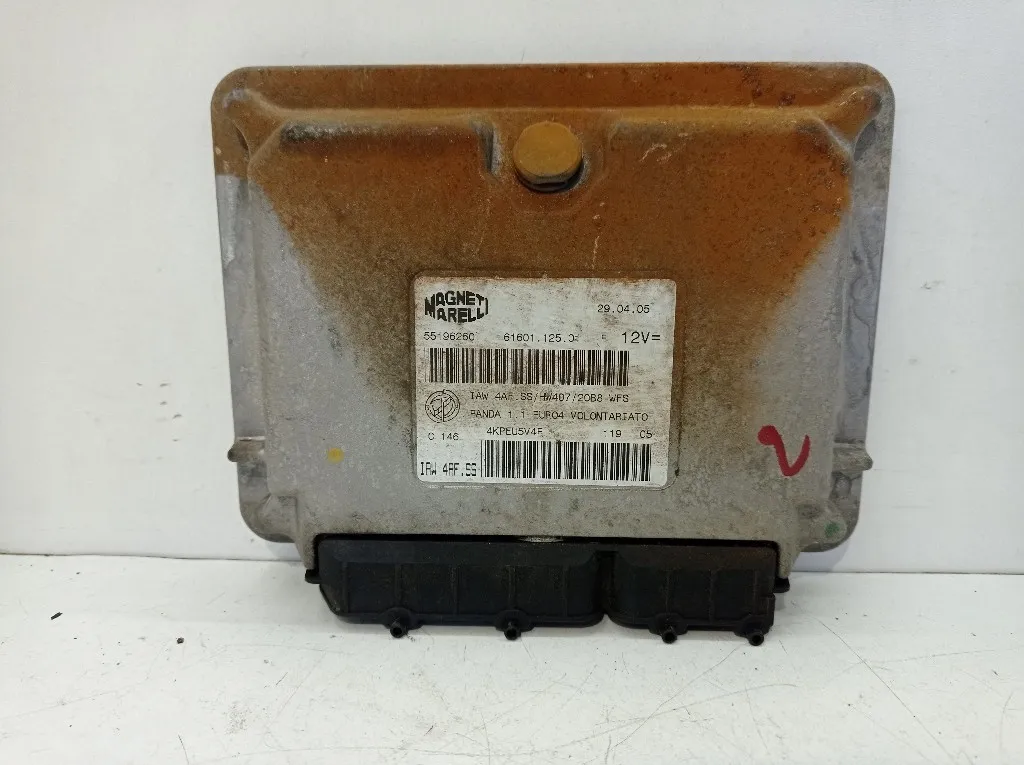 CENTRALINA MOTORE FIAT Panda VAN Serie 51793113 187A1000 benzina 1108 (03>12)