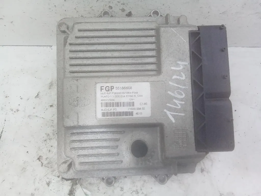 CENTRALINA MOTORE con codice 55186608 MJD6JF.P3 da FIAT Punto Berlina 5P 3° Serie 188A9000 Diesel 1248 (03>)