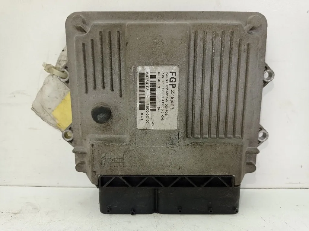 CENTRALINA MOTORE FIAT Punto Berlina 5P 3° Serie 55195817 188A9000 diesel 1248 (03>)