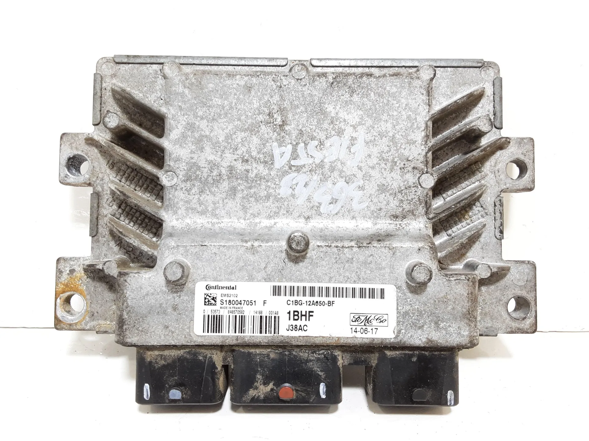 CENTRALINA MOTORE con codice C1BG12A650BF da FORD Fiesta 6° Serie RTJA, con codice motore RTJB/RTJA, RTJB, RTJD, SPJA, SPJC, SPJE, RTJD, SPJA, SPJC, SPJE Bifuel/Gas 1400 (08>17)