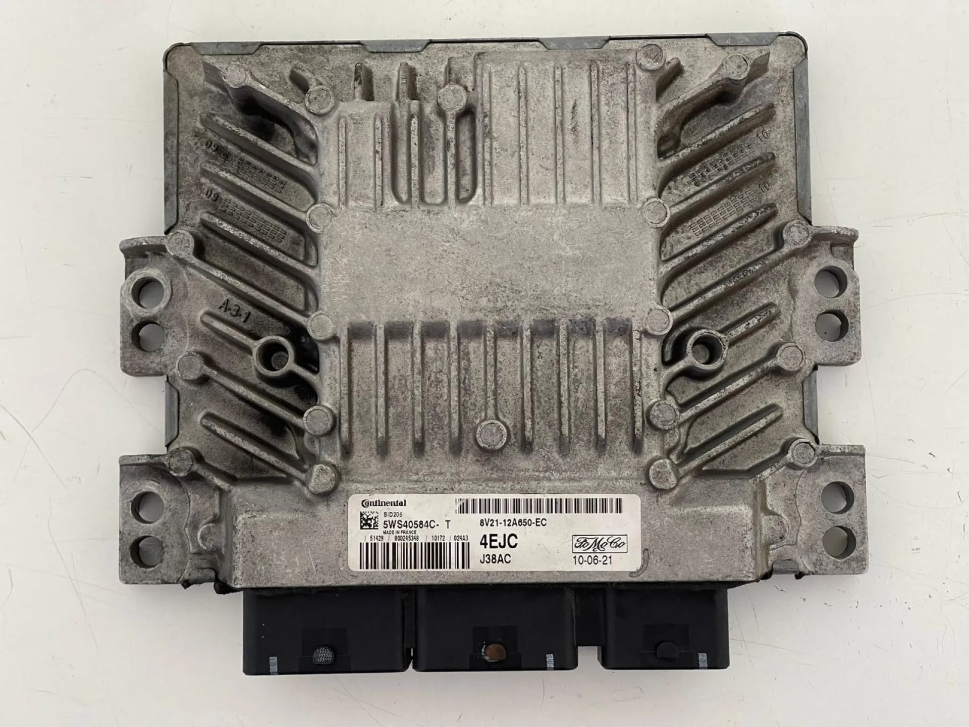 CENTRALINA MOTORE con codice 8V21 12A650-EC da FORD Fiesta 6° Serie con codice motore F6JA/F6JA Diesel 1400 (08>17)