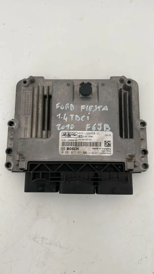 CENTRALINA MOTORE con codice AV21-12A650-GC da FORD Fiesta 6° Serie con codice motore F6JB/F6JB Diesel 1400 (08>17)