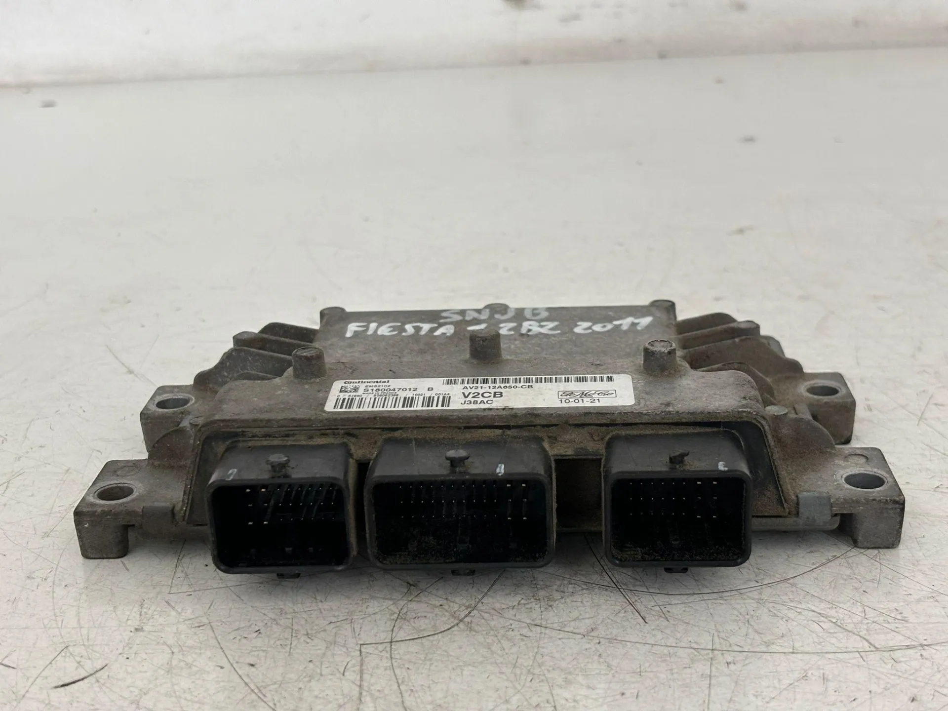 CENTRALINA MOTORE con codice AV21-12A650-CB da FORD Fiesta 6° Serie Benzina 1200 (08>17)