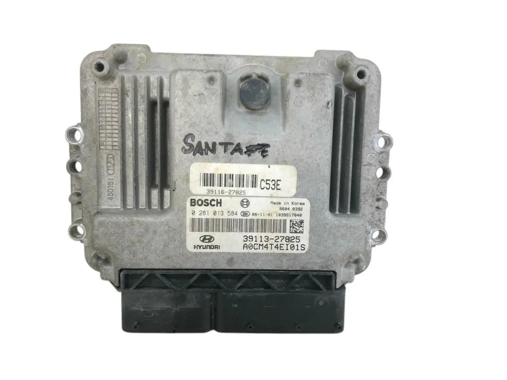 CENTRALINA MOTORE HYUNDAI Santa Fe 3° Serie 3911327825 / 0281013584 Diesel 2200 (06>12)