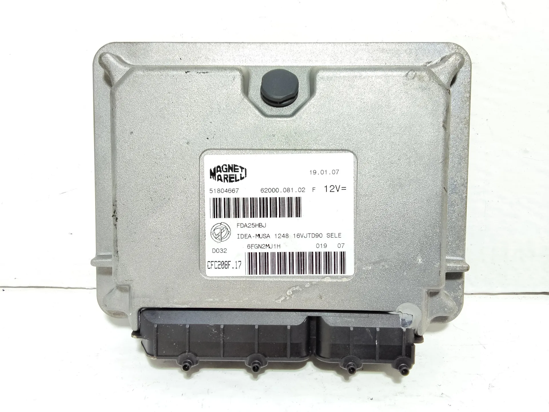 CENTRALINA MOTORE con codice 51804667 da LANCIA Musa 1° Serie con codice motore 199A3000 Diesel 1300 (04>07)