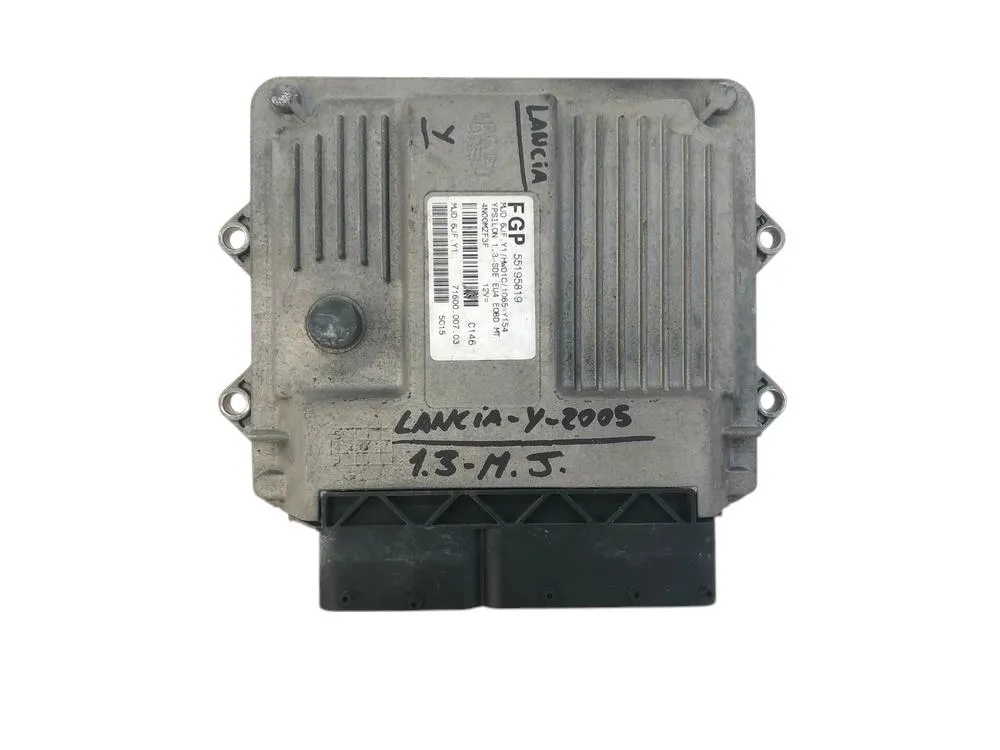 CENTRALINA MOTORE LANCIA Ypsilon 1° Serie 55195819 / MJD6JFY1 188 A9.000 Diesel 1300 (03>06)