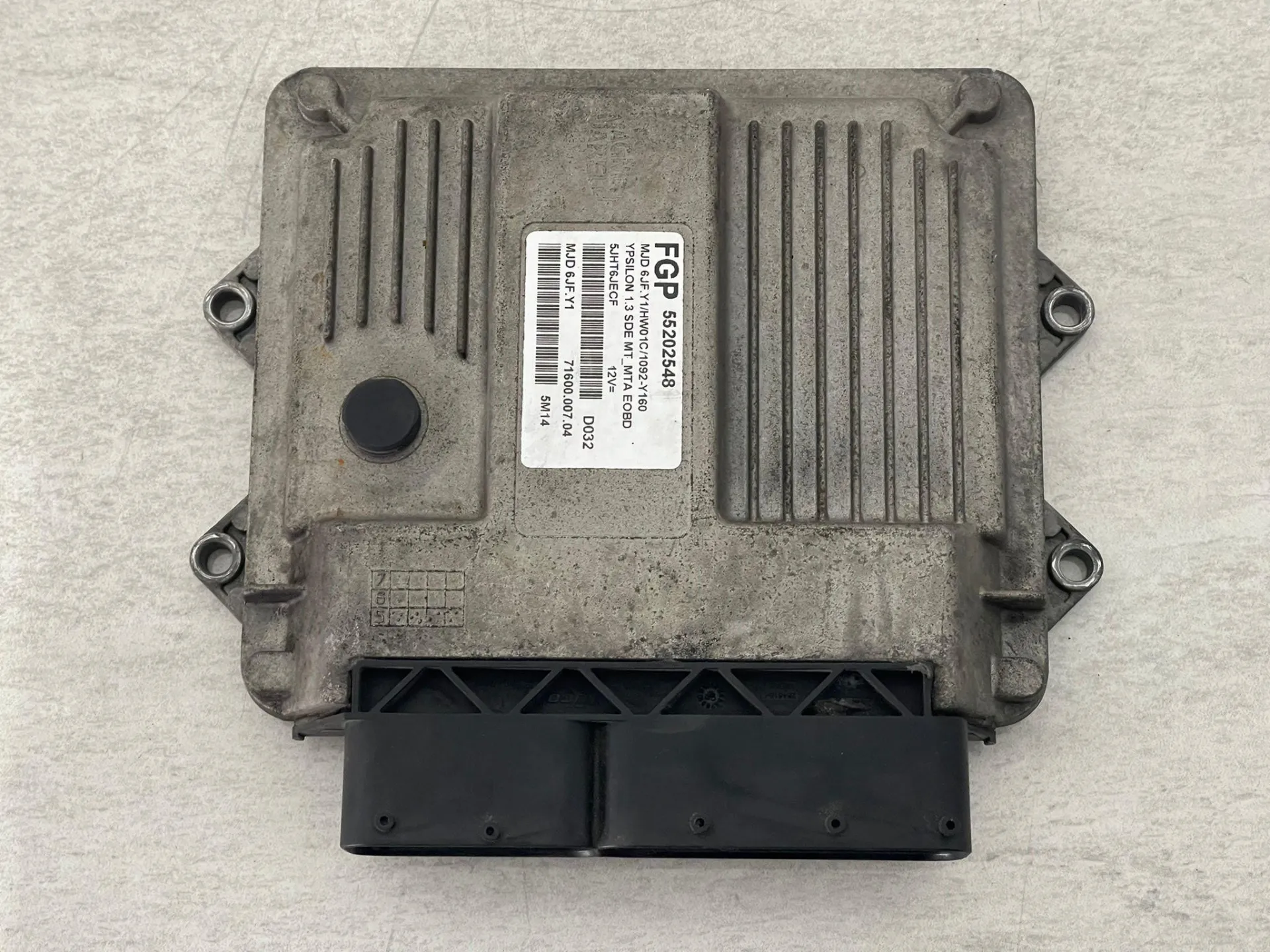 CENTRALINA MOTORE con codice 55202548 da LANCIA Ypsilon 2° Serie con codice motore 188A9000 Diesel 1300 (06>10)