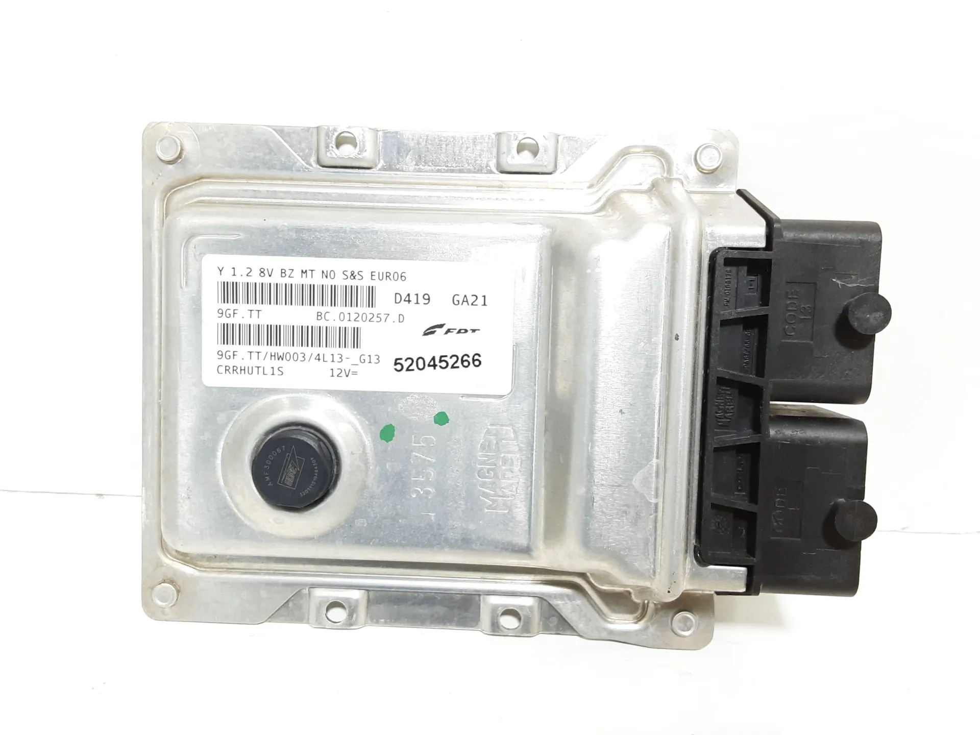 CENTRALINA MOTORE con codice 52045266 da LANCIA Ypsilon 4° Serie 169 A4.000 Benzina 1200 (11>)