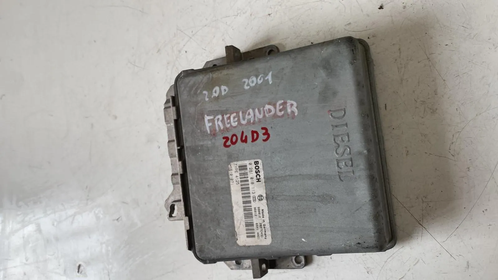 CENTRALINA MOTORE con codice 0281010113 da LAND ROVER Freelander 1° Serie con codice motore 204D3/204D3 Diesel 2000 (98>03)