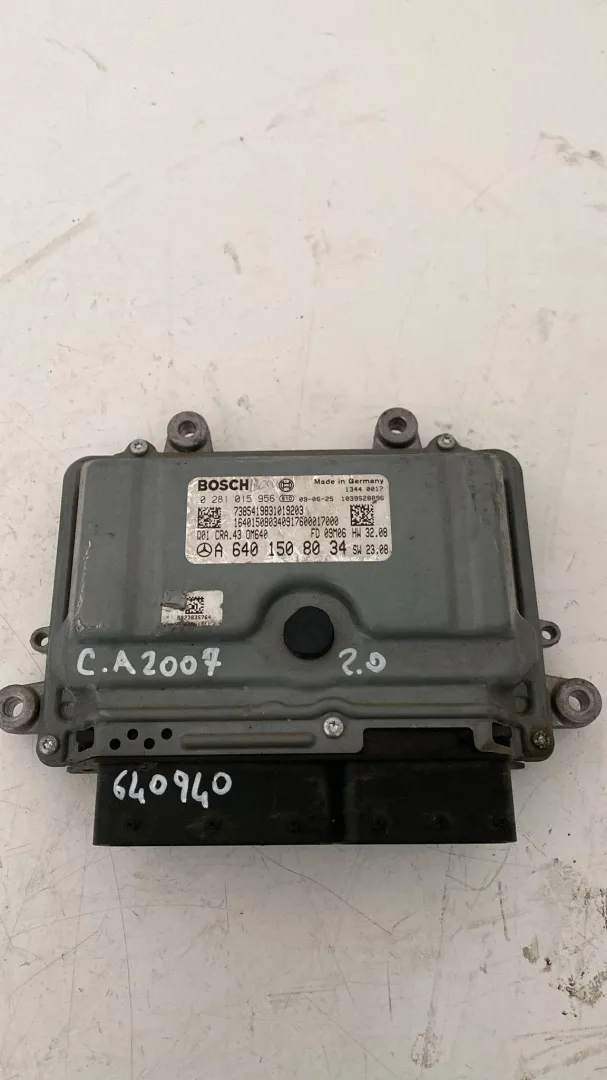 CENTRALINA MOTORE con codice 0281015956 da MERCEDES Classe A W169 3° Serie Diesel 2000 (04>08)