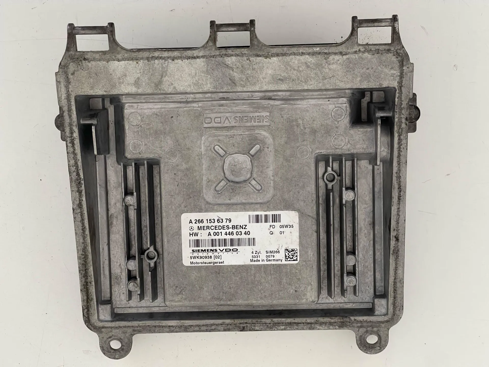 CENTRALINA MOTORE con codice A2661536379 da MERCEDES Classe A W169 3° Serie con codice motore 266920/266920 Benzina 1500 (04>08)