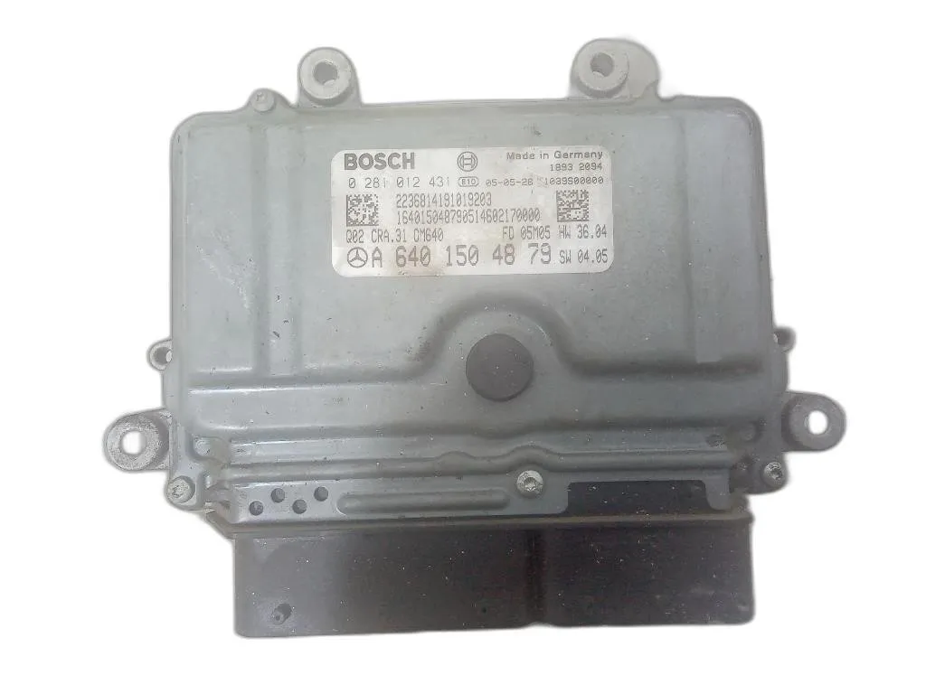 CENTRALINA MOTORE con codice 0281012431 A6401508479 da MERCEDES Classe A W169 3° Serie 2-0 CDI benzina 1 (04>08)